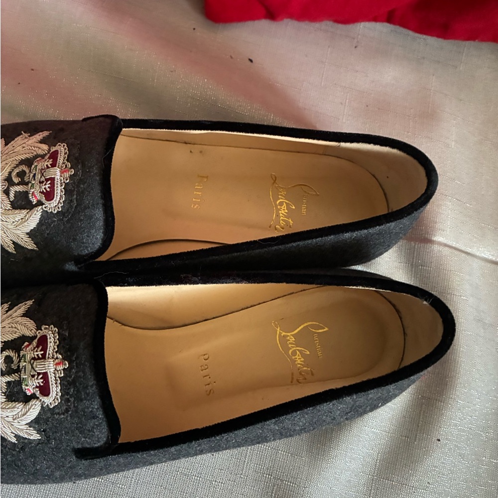 Christian Louboutin Spike Logo Loafers - Picture 3 of 7